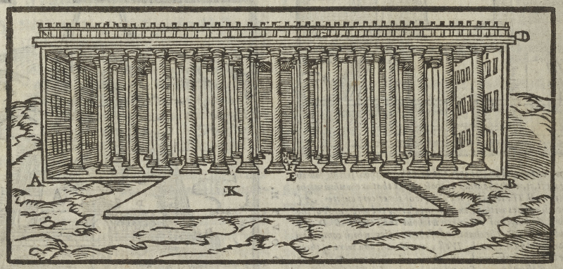 Illustration of Solomon’s Temple from Folger STC 2239.